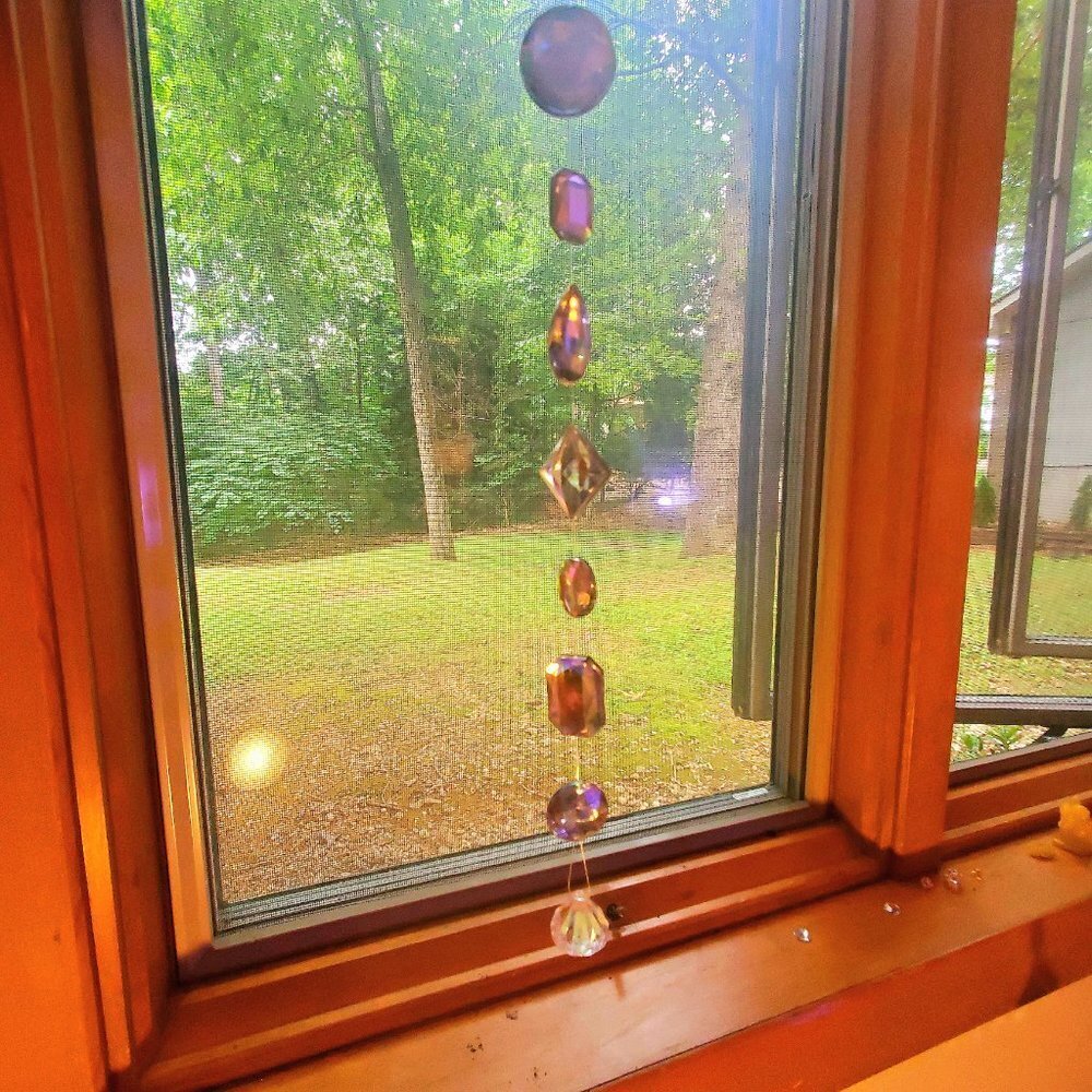 SUNCATCHER 3 FT Long Premium Acrylic Gemstones Garden Art, Tree Jewelry, Window - Picture 11 of 11
